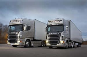 Scania Topline Truckson Road Wallpaper