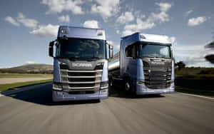 Scania Trucks Dynamic Driving Wallpaper