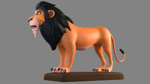 Scar, The Villainous Lion From Disney's Lion King. Wallpaper