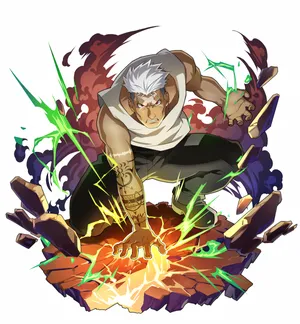 Scar Unleashing His Destructive Alchemy In Fullmetal Alchemist Wallpaper