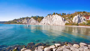 Scarborough Bluffs Sunny Day Wallpaper