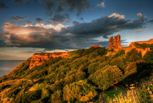 Scarborough Castle Yorkshire Wallpaper