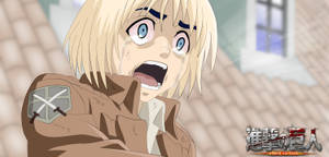 Scared Armin Arlert Wallpaper