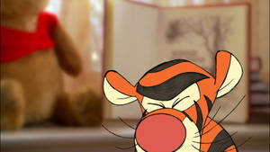 Scared Tigger Face Wallpaper