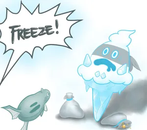 Scared Vanillish Wallpaper