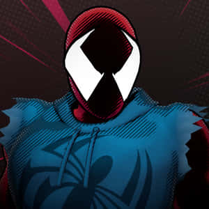 Scarlet Spider Close Up Artwork Wallpaper