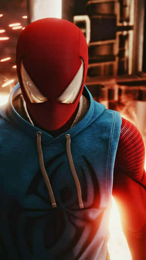 Scarlet Spider Costume Closeup Wallpaper