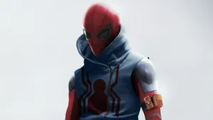 Scarlet Spider Costume Portrait Wallpaper