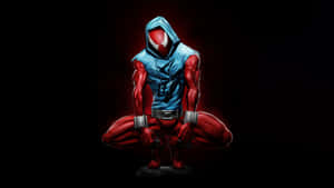 Scarlet Spider Crouching Pose Wallpaper