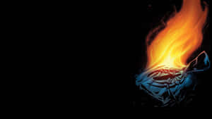 Scarlet Spider Flaming Web Wallpaper