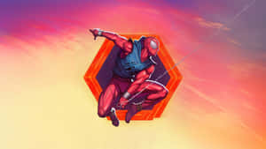 Scarlet Spider Swinging Action Wallpaper