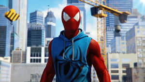 Scarlet Spiderinthe City Wallpaper