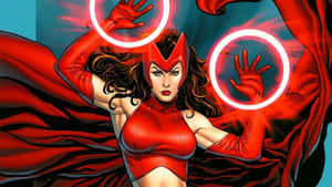 Scarlet Witch At Her Most Powerful Wallpaper