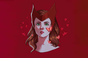 Scarlet Witch Butterfly Portrait Wallpaper