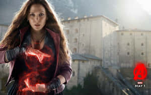 Scarlet Witch Manipulating Energy 8k Wallpaper