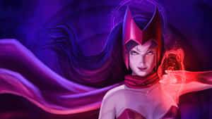 Scarlet Witch Mystical Energy Artwork Wallpaper