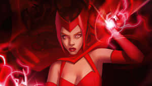 Scarlet Witch Power Manifestation Wallpaper