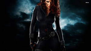 Scarlett Johansson As Black Widow In Avengers Wallpaper