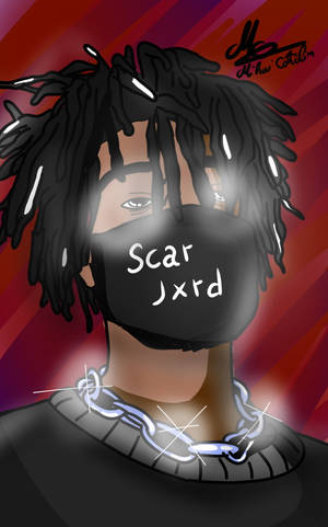 Scarlxrd Red Fan Art Wallpaper