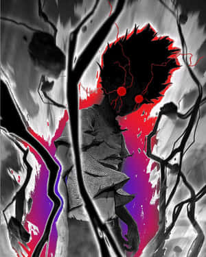 Scary Anime Fanart Of Shigeo Kageyama Wallpaper