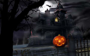 Scary Halloween Desktop Haunted House Wallpaper