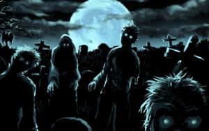 Scary Halloween Desktop Zombie Wallpaper