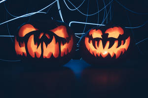 Scary Halloween Pumpkin Wallpaper