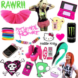 Scene Kid Culture Collage.jpg Wallpaper