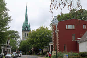 Scenic Overview Of Trois-rivieres At Dusk Wallpaper