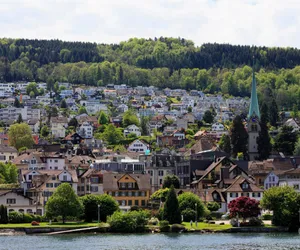 Scenic Splendor Of Horgen, Switzerland Wallpaper