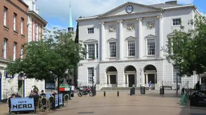 Scenic Sunset Over The Riverside Of Chelmsford, United Kingdom Wallpaper