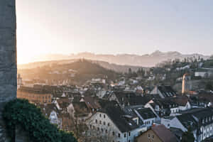 Scenic View Of Beautiful Baden, Switzerland Wallpaper