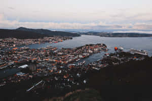 Scenic View Of Bergen Norway Wallpaper