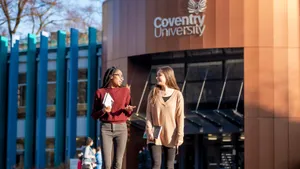 Scenic View Of Coventry Skyline At Sunset Wallpaper