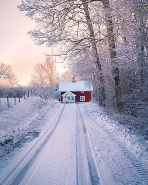 Scenic View Of Linköping At Dusk Wallpaper