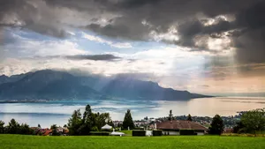 Scenic View Of Montreux, Switzerland Wallpaper