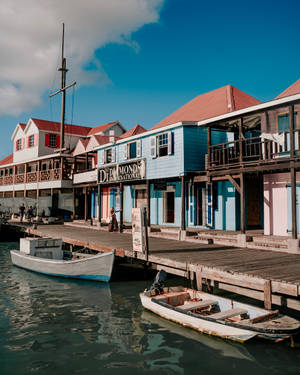 Scenic View Of Saint John's, Antigua And Barbuda Wallpaper