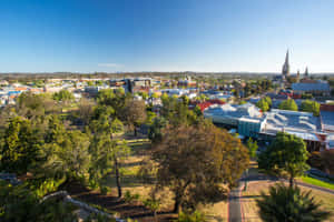 Scenic View Of The Beautiful City Of Bendigo Wallpaper