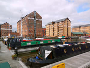 Scenic View Of The Historic City Of Gloucester, Uk Wallpaper