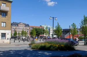 Scenic View Of Trollhattan City On A Beautiful Day Wallpaper