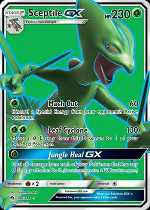 Sceptile G X Pokemon Card Wallpaper