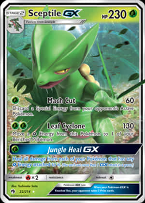 Sceptile G X Pokemon Card Wallpaper