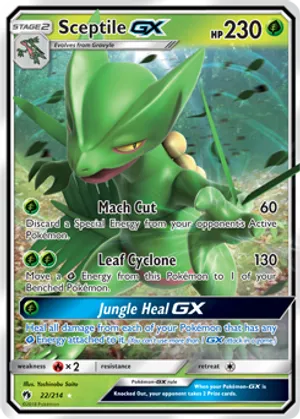 Sceptile G X Pokemon Card Wallpaper