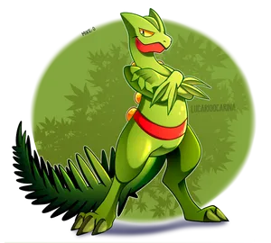 Sceptile, The Forest Pokémon, With Crossed Arms Wallpaper