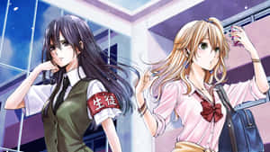 School Girl Citrus Anime Wallpaper