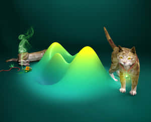 Schrodingers Cat Quantum Illustration Wallpaper