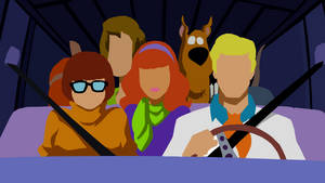 Scooby Doo And Gang Vector Art Wallpaper