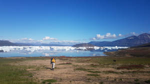 Scoresbysund Greenland Landscape Wallpaper