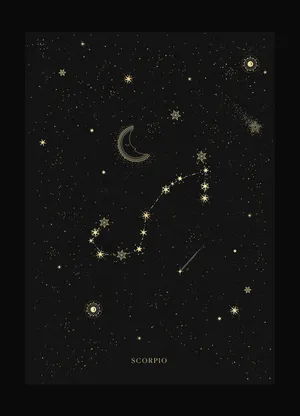 Scorpio Iphone Aesthetic Astrology Sign Galaxy Wallpaper