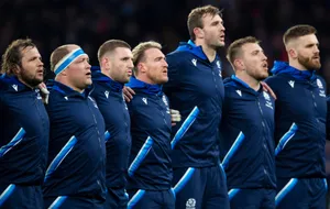 Scotland Rugby National Team Charging Forward Wallpaper